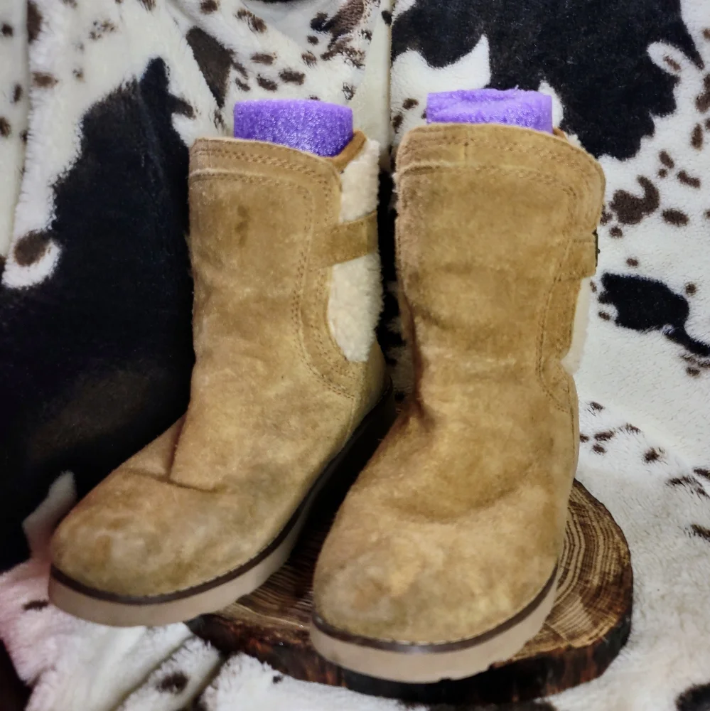 Cozy Tan Kids Boots